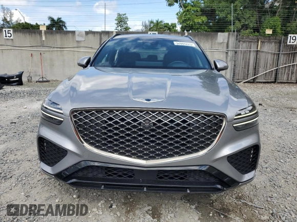 2023 Genesis GV70 Sport with VIN KMUMCDTC3PU098818, listed as a Copart auction lot 52884225 with 25,748 mi miles and Non Repairable. Bid and sale history available at DreamBid. Image 5.