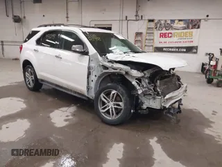 2016 Chevrolet Equinox LTZ with VIN 2GNFLGE32G6176473, listed as a IAAI auction lot 41312198 with 136,123 mi miles. Bid and sale history available at carsss.com. Image 1.
