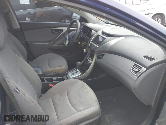 2013 Hyundai Elantra GLS z VIN 5NPDH4AE7DH161174, wystawiony jako IAAI lot #41785607 z przebiegiem 166 483 mil mil oraz . Historia ofert i sprzedaży dostępna na DreamBid. Obrazek 5.