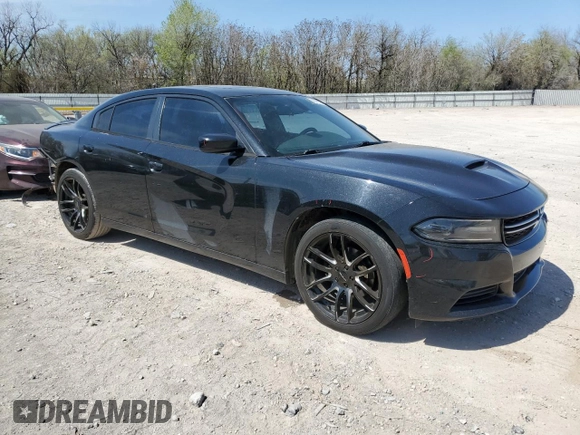 2015 Dodge Charger SE with VIN 2C3CDXBG3FH722124, listed as a Copart auction lot 50541805 with 106,847 mi miles and Salvage Title. Bid and sale history available at carsss.com. Image 4.