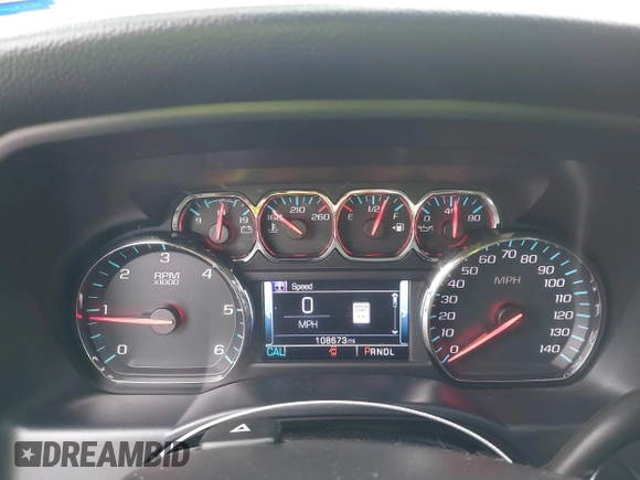 2017 Chevrolet Silverado 1500 LT with VIN 3GCPCRECXHG385460, listed as a IAAI auction lot 41690171 with 108,673 mi miles and . Bid and sale history available at DreamBid. Image 7.