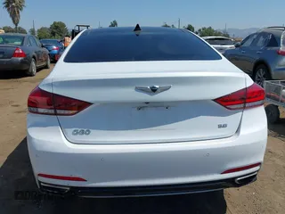 2018 Genesis G80 3.8L z VIN KMHGN4JE1JU225986, wystawiony jako IAAI lot #39921592 z przebiegiem 30 509 mil mil oraz . Historia ofert i sprzedaży dostępna na DreamBid. Obrazek 16.