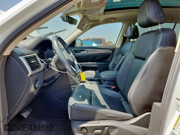 2021 Volkswagen Atlas SEL with VIN 1V2ER2CA5MC523416, listed as a Copart auction lot 59365685 with 80,297 mi miles and Salvage title. Bid and sale history available at DreamBid. Image 7.