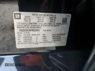 2015 GMC Yukon Denali with VIN 1GKS2CKJ5FR529091, listed as a Copart auction lot 77325934 with 0 mi miles and Clean Title. Bid and sale history available at carsss.com. Image 13.