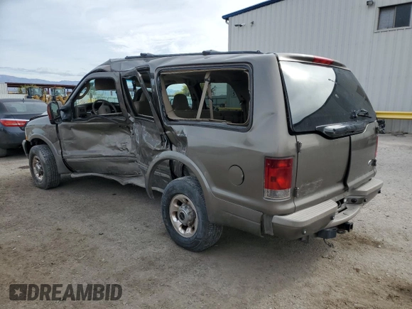 2003 Ford Excursion Limited z VIN 1FMNU42S43EA92152, wystawiony jako Copart lot #50236585 z przebiegiem 83 044 mil mil oraz Szkoda całkowita • Salvage title. Historia ofert i sprzedaży dostępna na DreamBid. Obrazek 2.