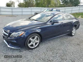 2015 Mercedes-Benz CLS-Class CLS 550 with VIN WDDLJ9BB6FA150829, listed as a Copart auction lot 51570895 with 48,263 mi miles and Salvage Title. Bid and sale history available at carsss.com. Image 1.