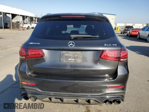 2020 Mercedes-Benz GLC with VIN W1N0G6EB8LF792000, listed as a Copart auction lot 78865224 with 57,663 mi miles and Salvage Title. Bid and sale history available at carsss.com. Image 6.