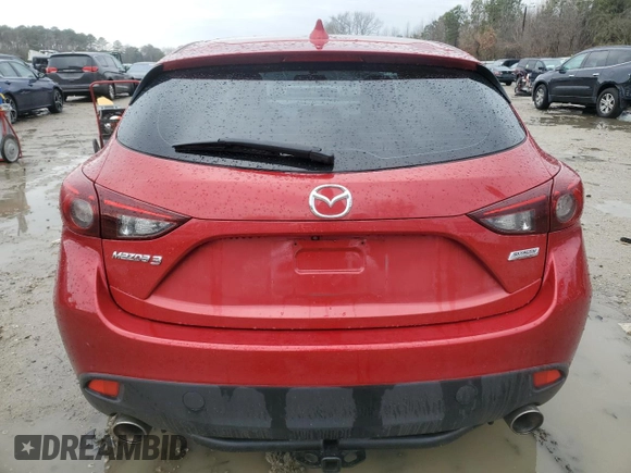 2014 Mazda 3 i Grand Touring with VIN JM1BM1M70E1137547, listed as a Copart auction lot 43089535 with 145,063 mi miles and Salvage Title. Bid and sale history available at DreamBid. Image 6.
