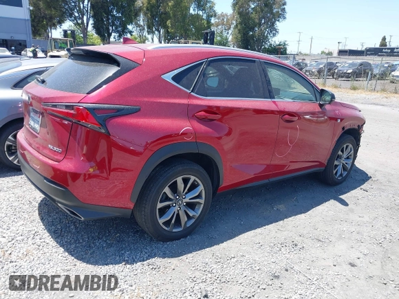 2020 Lexus NX 300 F Sport with VIN JTJSARBZ0L5016337, listed as a IAAI auction lot 42397965 with 45,414 mi miles and . Bid and sale history available at DreamBid. Image 4.