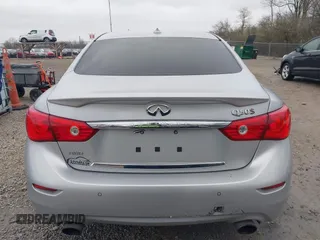 2014 Infiniti Q50 Sport with VIN JN1BV7AR2EM706535, listed as a IAAI auction lot 41919050 with 129,739 mi miles and . Bid and sale history available at DreamBid. Image 17.