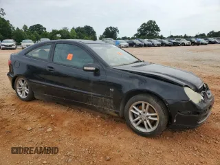 2003 Mercedes-Benz C 230 Kompressor with VIN WDBRN40J53A476461, listed as a Copart auction lot 61153574 with Not provided miles and Salvage title. Bid and sale history available at DreamBid. Image 4.