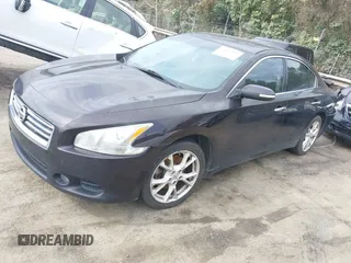 2013 Nissan Maxima S with VIN 1N4AA5AP6DC841261, listed as a IAAI auction lot 41673912 with 191,500 mi miles and . Bid and sale history available at DreamBid. Image 2.