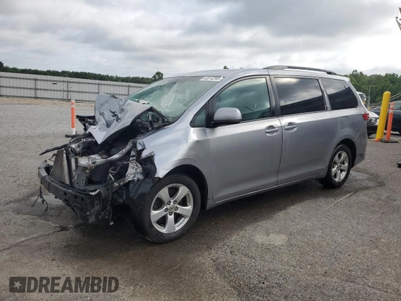2016 Toyota Sienna LE AAS with VIN 5TDKK3DC4GS731059, listed as a Copart auction lot 60818295 with Not provided miles and Salvage title. Bid and sale history available at DreamBid. Image 1.