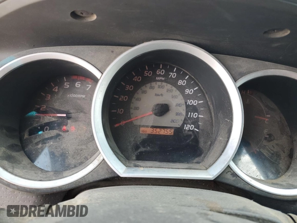 2005 Toyota Tacoma with VIN 5TEMU52N55Z018383, listed as a Copart auction lot 61807995 with 352,755 mi miles and Salvage title. Bid and sale history available at DreamBid. Image 9.