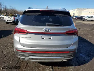 2021 Hyundai Santa Fe SEL with VIN 5NMS2DAJ1MH360286, listed as a Copart auction lot 47146535 with 25,652 mi miles and Salvage Title. Bid and sale history available at carsss.com. Image 6.