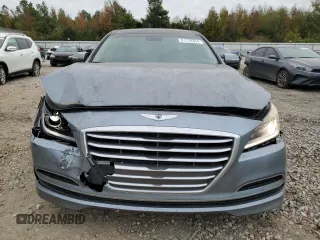 2015 Hyundai Genesis 3.8L with VIN KMHGN4JE9FU100693, listed as a Copart auction lot 81170334 with 128,109 mi miles and Salvage Title. Bid and sale history available at DreamBid. Image 5.