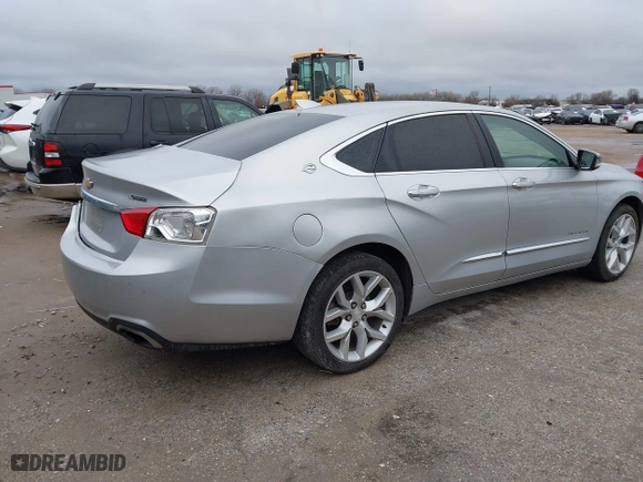 2018 Chevrolet Impala Premier with VIN 2G1125S35J9141181, listed as a IAAI auction lot 41554013 with 108,549 mi miles. Bid and sale history available at carsss.com. Image 4.