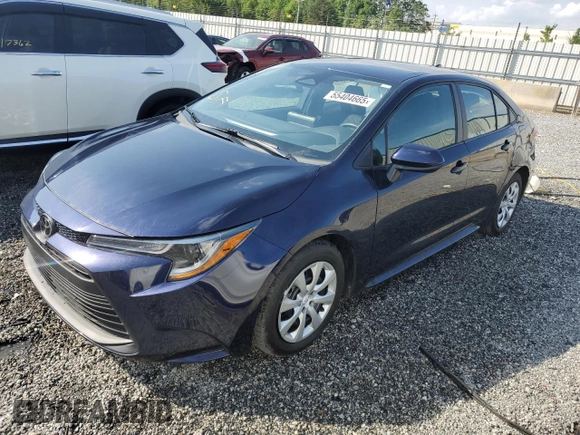 2024 Toyota Corolla LE with VIN 5YFB4MDE7RP151110, listed as a Copart auction lot 55404665 with 19,097 mi miles and Salvage title. Bid and sale history available at DreamBid. Image 1.