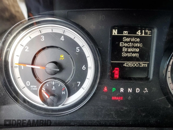 2018 Ram 1500 Tradesman with VIN 3C6RR6KT6JG269700, listed as a Copart auction lot 47265585 with 42,600 mi miles and Salvage title. Bid and sale history available at DreamBid. Image 9.