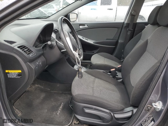 2014 Hyundai Accent GS with VIN KMHCT5AE1EU190043, listed as a Copart auction lot 53330275 with 121,935 mi miles and Clean Title. Bid and sale history available at carsss.com. Image 7.