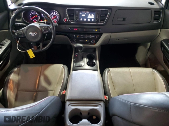 2018 Kia Sedona LX with VIN KNDMB5C10J6349140, listed as a Copart auction lot 48344455 with 103,222 mi miles and Clean Title. Bid and sale history available at carsss.com. Image 8.