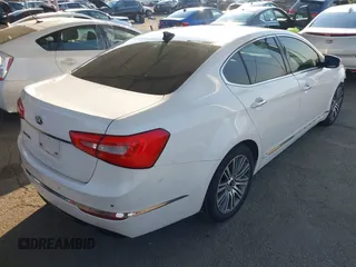 2014 Kia Cadenza Premium with VIN KNALN4D79E5157353, listed as a IAAI auction lot 41291153 with 141,049 mi miles. Bid and sale history available at carsss.com. Image 4.