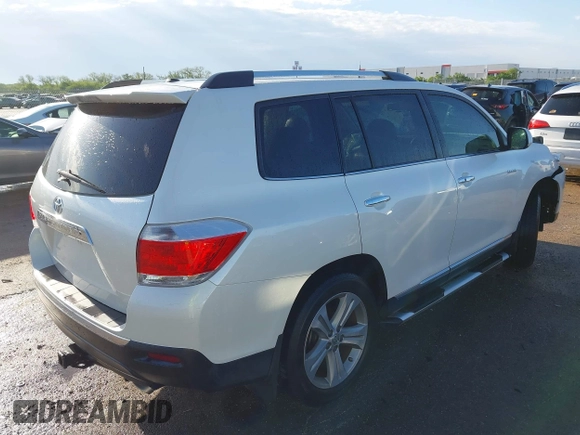 2012 Toyota Highlander Limited z VIN 5TDYK3EH4CS055758, wystawiony jako IAAI lot #42087650 z przebiegiem 108 221 mil mil oraz . Historia ofert i sprzedaży dostępna na DreamBid. Obrazek 4.
