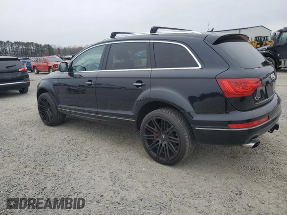2015 Audi Q7 3.0T Premium with VIN WA1CGAFE7FD002373, listed as a Copart auction lot 88087525 with 79,714 mi miles and Salvage Title. Bid and sale history available at carsss.com. Image 2.