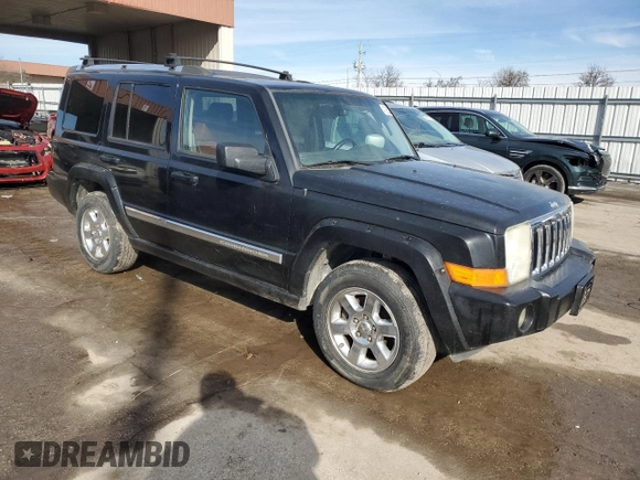 2006 Jeep Commander Limited with VIN 1J8HH58N26C165721, listed as a Copart auction lot 47186055 with 132,372 mi miles and Clean title. Bid and sale history available at DreamBid. Image 4.