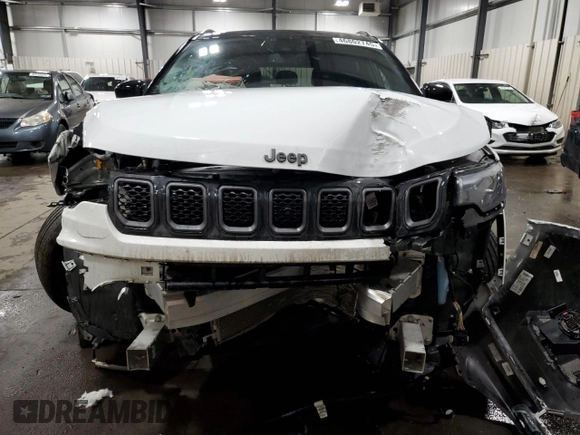 2023 Jeep Compass (RED) Edition with VIN 3C4NJDCN2PT515824, listed as a Copart auction lot 46802745 with 13,665 mi miles and Salvage Title. Bid and sale history available at carsss.com. Image 5.