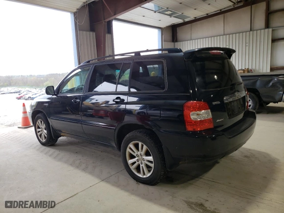 2006 Toyota Highlander Hybrid with VIN JTEEW21A260024618, listed as a Copart auction lot 54073035 with 237,496 mi miles and Clean Title. Bid and sale history available at carsss.com. Image 2.