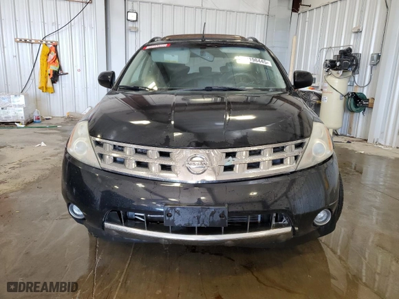 2006 Nissan Murano SL with VIN JN8AZ08W56W504539, listed as a Copart auction lot 52198445 with 183,628 mi miles and Non Repairable. Bid and sale history available at carsss.com. Image 5.