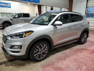 2021 Hyundai Tucson Ultimate with VIN KM8J3CAL9MU315735, listed as a Copart auction lot 55235335 with 43,431 mi miles and Salvage title. Bid and sale history available at DreamBid. Image 1.
