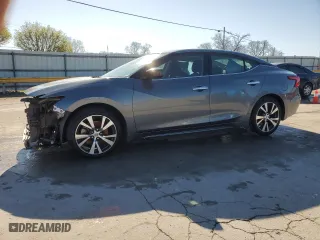 2017 Nissan Maxima SV with VIN 1N4AA6AP1HC432581, listed as a Copart auction lot 48692635 with 94,638 mi miles and Salvage Title. Bid and sale history available at carsss.com. Image 1.
