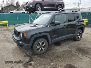 2020 Jeep Renegade Trailhawk z VIN ZACNJBC16LPM03446, wystawiony jako Copart lot #51258785 z przebiegiem 27 683 mil mil oraz Szkoda całkowita • Salvage title. Historia ofert i sprzedaży dostępna na DreamBid. Obrazek 1.