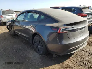2024 Tesla Model 3 Long Range with VIN 5YJ3E1EB4RF793879, listed as a Copart auction lot 48727785 with 11,739 mi miles and Salvage Title. Bid and sale history available at DreamBid. Image 2.