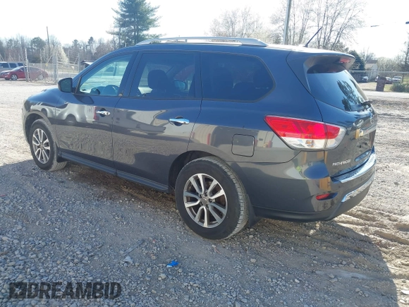 2014 Nissan Pathfinder SV z VIN 5N1AR2MN4EC654030, wystawiony jako IAAI lot #41797650 z przebiegiem 129 731 mil mil oraz . Historia ofert i sprzedaży dostępna na DreamBid. Obrazek 3.