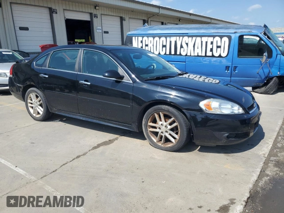 2016 Chevrolet Impala LTZ with VIN 2G1WC5E35G1142854, listed as a Copart auction lot 57105865 with 119,829 mi miles and Salvage title. Bid and sale history available at DreamBid. Image 4.