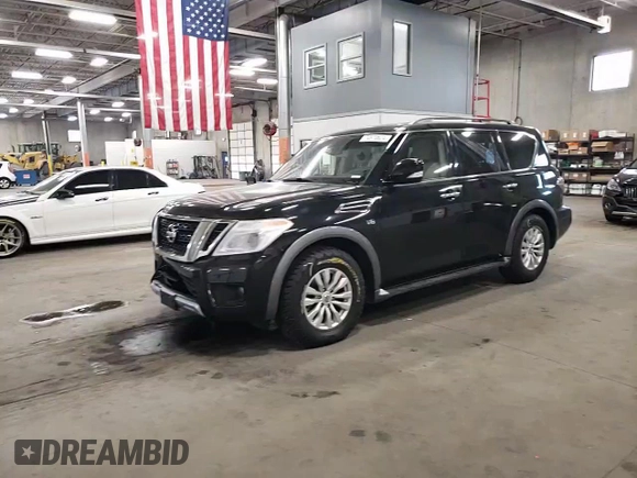 2018 Nissan Armada SV with VIN JN8AY2NC4J9550265, listed as a Copart auction lot 74970624 with 248,847 mi miles and Salvage Title. Bid and sale history available at carsss.com. Image 12.