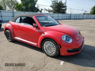 2015 Volkswagen Beetle 1.8T with VIN 3VW517AT0FM803740, listed as a Copart auction lot 59227115 with Not provided miles and Salvage title. Bid and sale history available at DreamBid. Image 4.