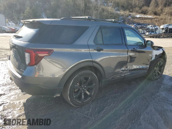 2023 Ford Explorer ST-Line с VIN 1FMSK8KH1PGA46700, выставлен на аукционе Copart как лот 42696075 с пробегом 33 707 миль миль и Списание • Salvage title. История ставок и продаж доступна на DreamBid. Изображение 3.