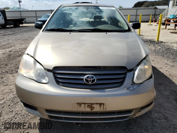 2004 Toyota Corolla CE with VIN 1NXBR32E34Z277194, listed as a Copart auction lot 52938304 with 46,169 mi miles and Salvage Title. Bid and sale history available at DreamBid. Image 5.