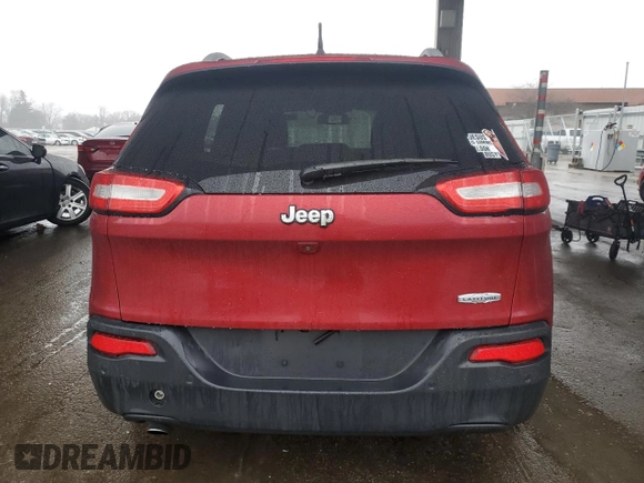 2016 Jeep Cherokee Latitude with VIN 1C4PJLCB6GW351528, listed as a Copart auction lot 42636645 with 93,190 mi miles and Salvage Title. Bid and sale history available at carsss.com. Image 6.