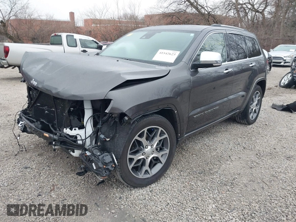 2019 Jeep Grand Cherokee Overland with VIN 1C4RJFCG6KC845761, listed as a IAAI auction lot 41542623 with 11,558 mi miles. Bid and sale history available at carsss.com. Image 2.