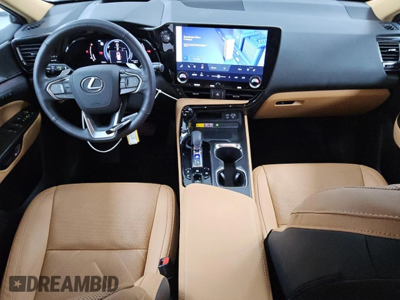 2024 Lexus NX 350h Luxury z VIN 2T2HKCEZ1RC028250, wystawiony jako Copart lot #43834705 z przebiegiem 13 569 mil mil oraz Czysty tytuł • Clean title. Historia ofert i sprzedaży dostępna na DreamBid. Obrazek 8.