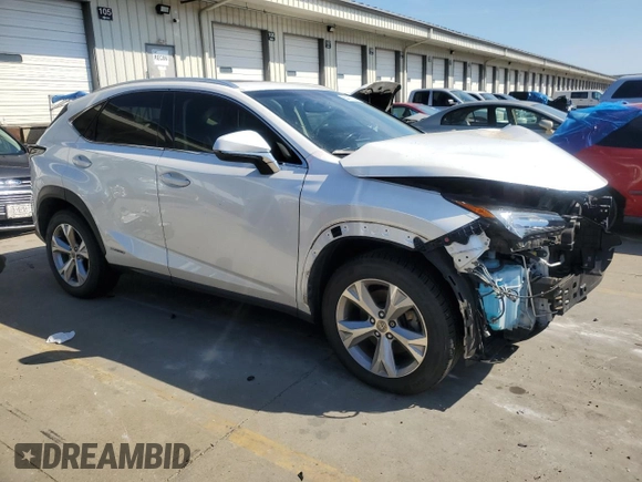 2017 Lexus NX 300h with VIN JTJBJRBZ1H2064647, listed as a Copart auction lot 65437224 with 4,762 mi miles and Salvage title. Bid and sale history available at DreamBid. Image 4.