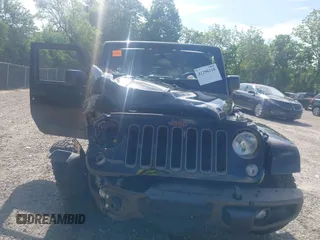 2016 Jeep Wrangler Unlimited Sahara with VIN 1C4BJWEG8GL253803, listed as a IAAI auction lot 42296118 with 163,463 mi miles and . Bid and sale history available at DreamBid. Image 12.