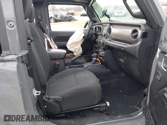 2018 Jeep Wrangler Sport S with VIN 1C4GJXAGXJW197483, listed as a IAAI auction lot 41825305 with 64,173 mi miles and . Bid and sale history available at DreamBid. Image 8.