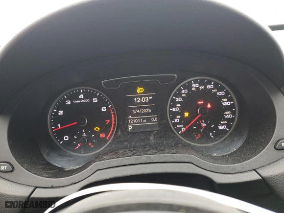 2016 Audi Q3 Premium Plus with VIN WA1EFCFS7GR023905, listed as a Copart auction lot 46828725 with 121,011 mi miles and Salvage Title. Bid and sale history available at carsss.com. Image 9.