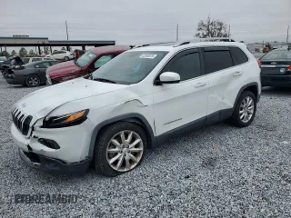 2017 Jeep Cherokee Limited with VIN 1C4PJLDS5HW642781, listed as a Copart auction lot 42055575 with 99,464 mi miles and Salvage Title. Bid and sale history available at carsss.com. Image 1.